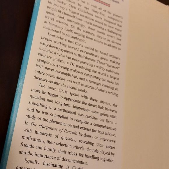 Hardcover Book- The Happiness of Pursuit - Picture 3 of 6